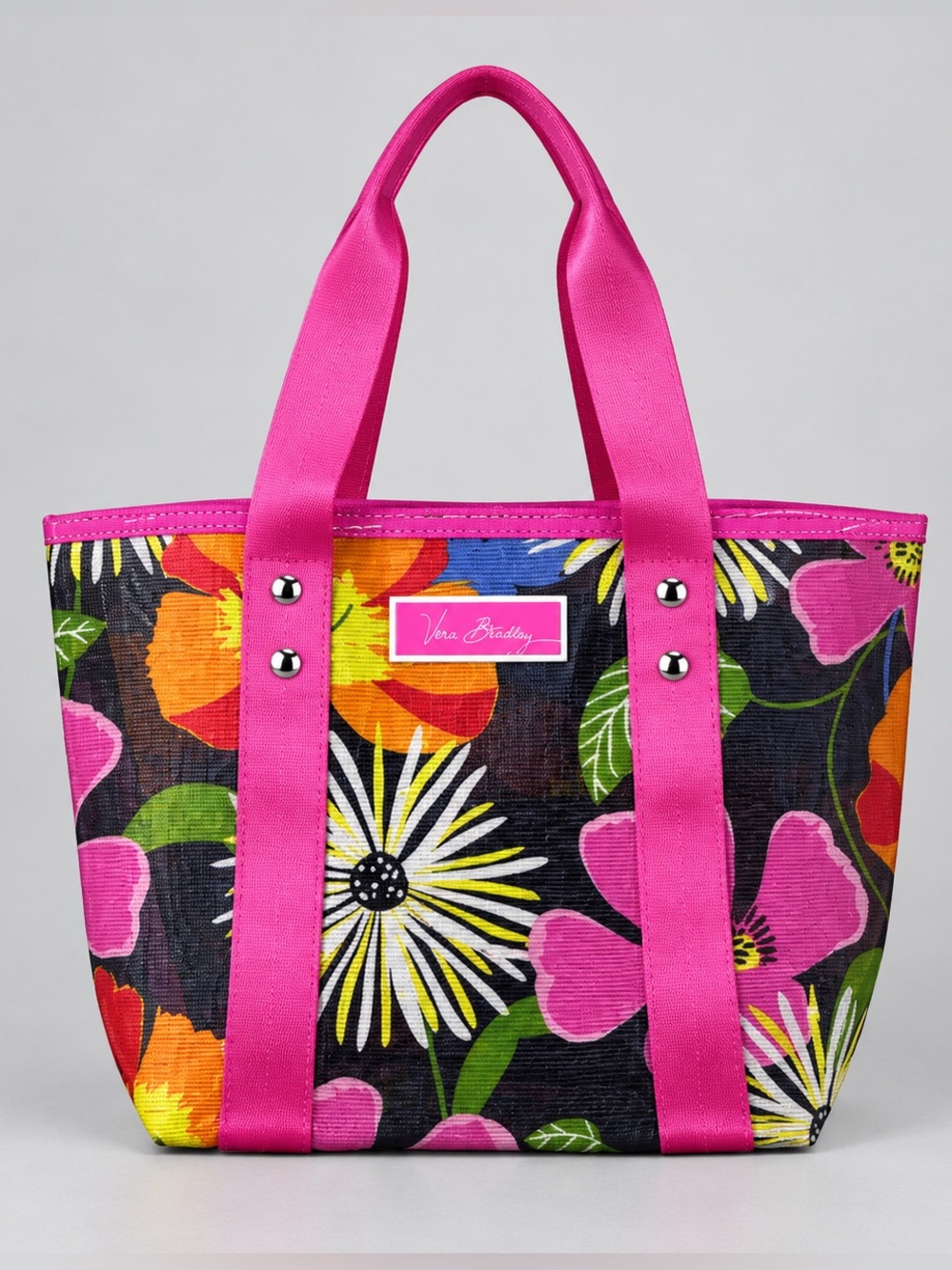 Vera Bradley Jazzy Blooms Small Mesh Tote Beach Coastal Travel